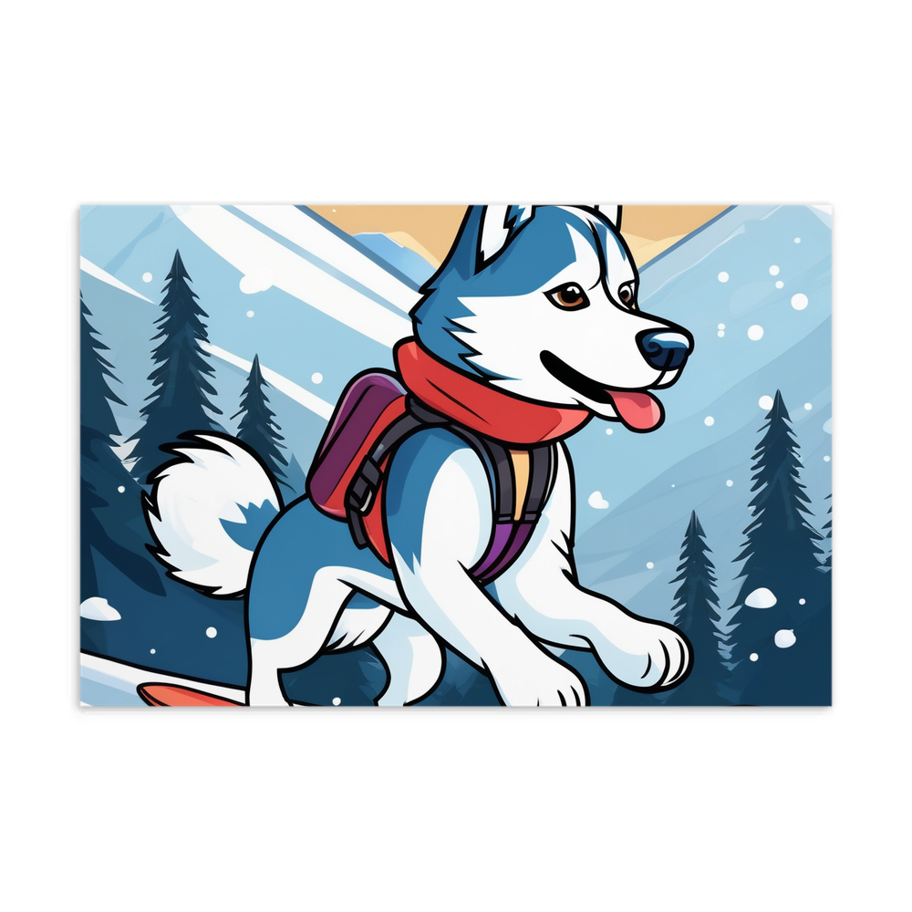 PugMug Custom Siberian Husky Postcard