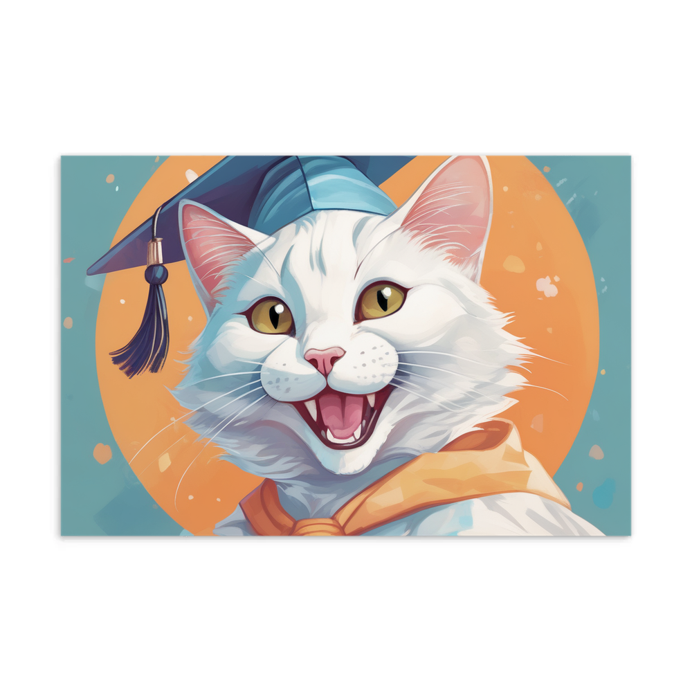 PugMug Custom White Exotic Cat Postcard