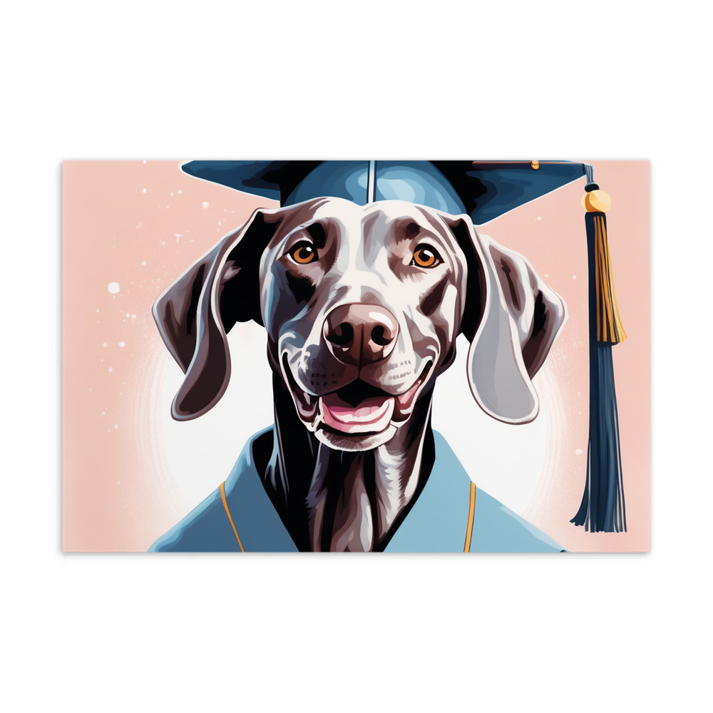 PugMug Custom Weimaraner Postcard