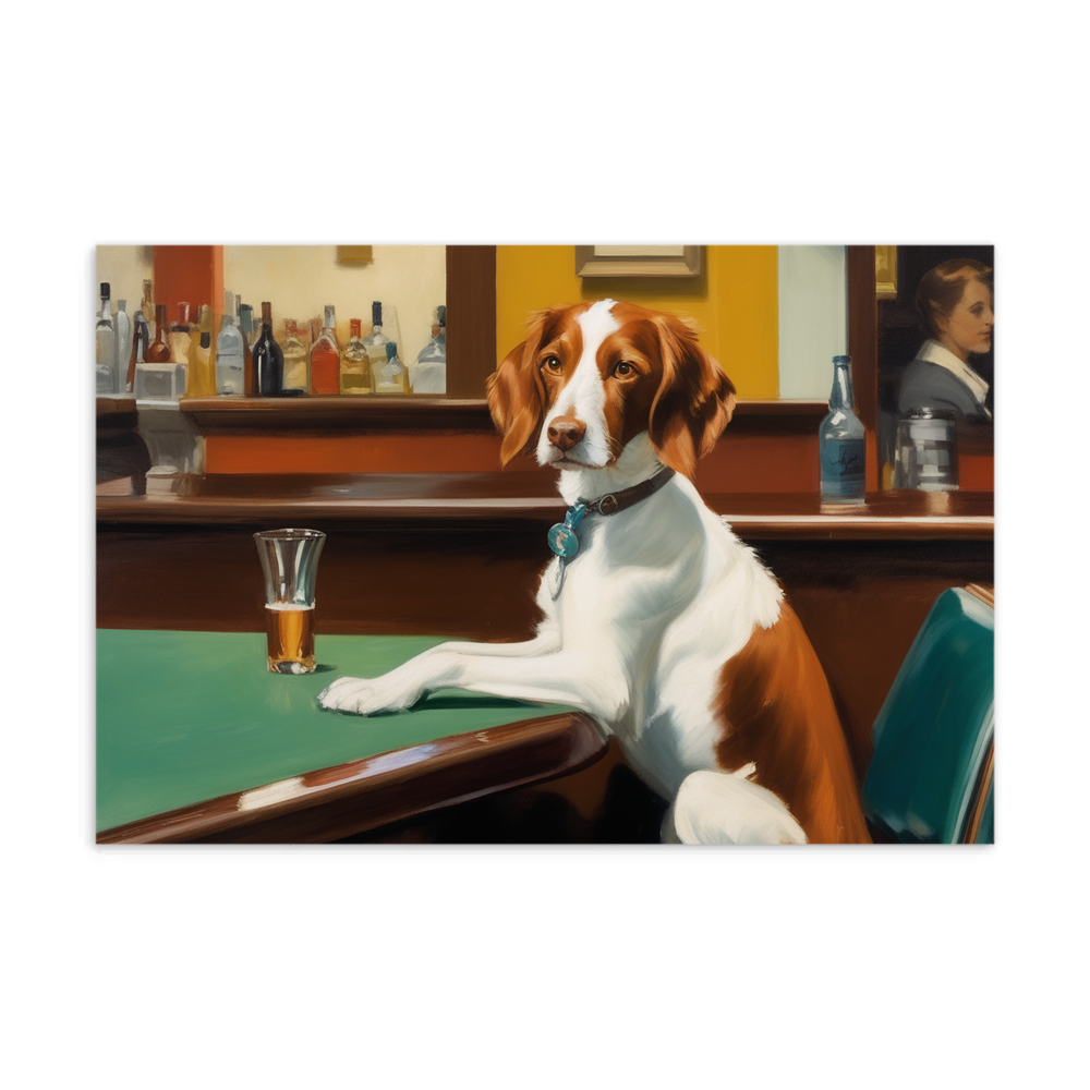 PugMug Custom Brittany Dog Postcard