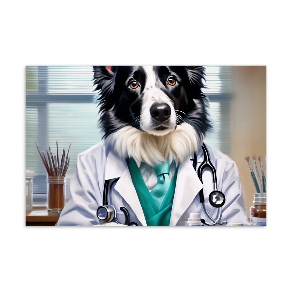 PugMug Custom Border Collie Postcard