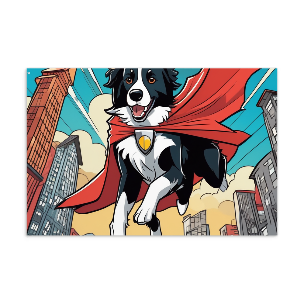 PugMug Custom Border Collie Postcard