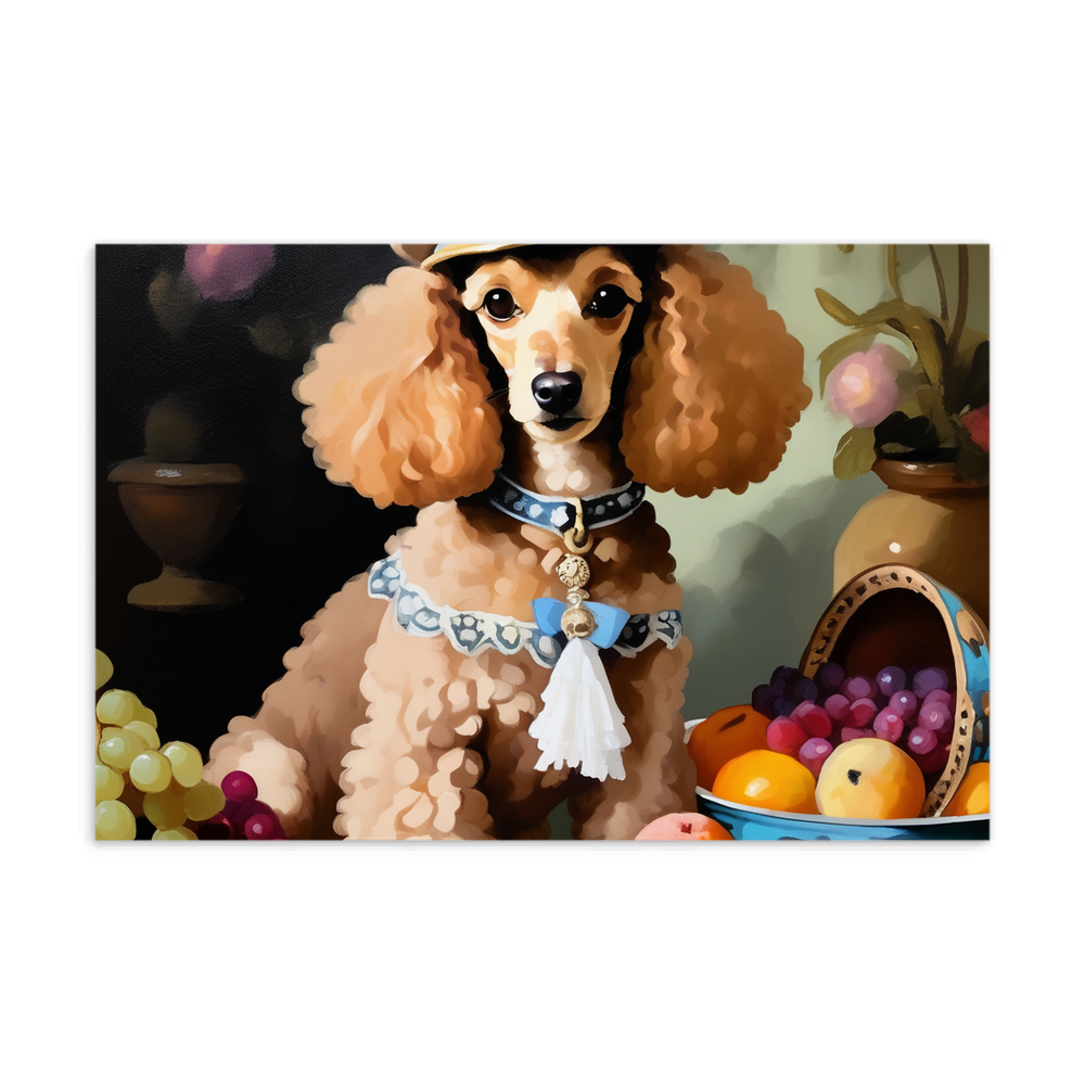 PugMug Custom Tan Poodle Postcard