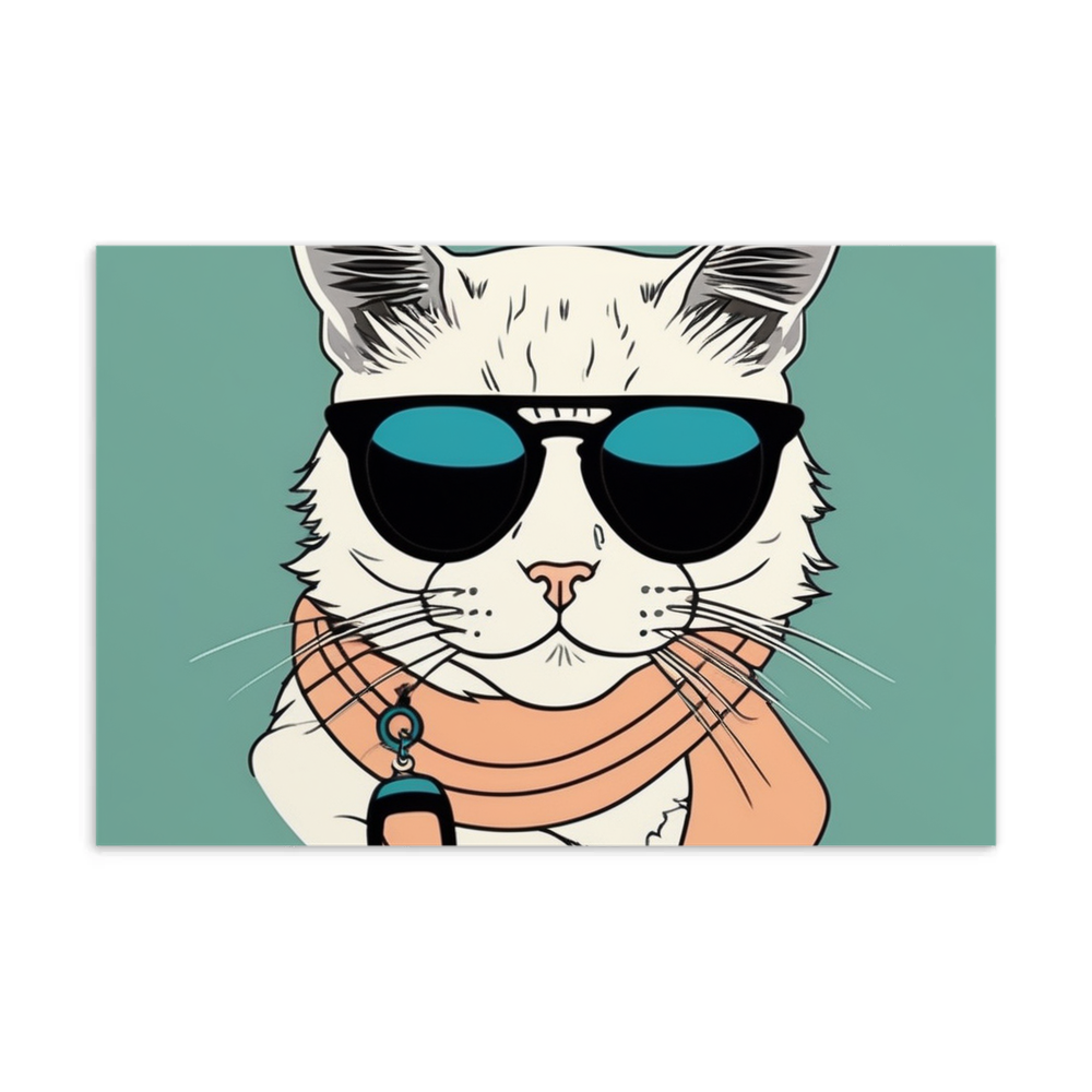 PugMug Custom Peerie Postcard