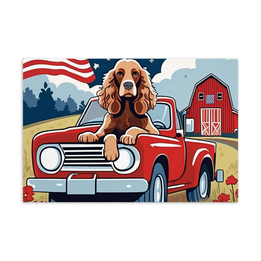PugMug Custom Cocker Spaniel Postcard