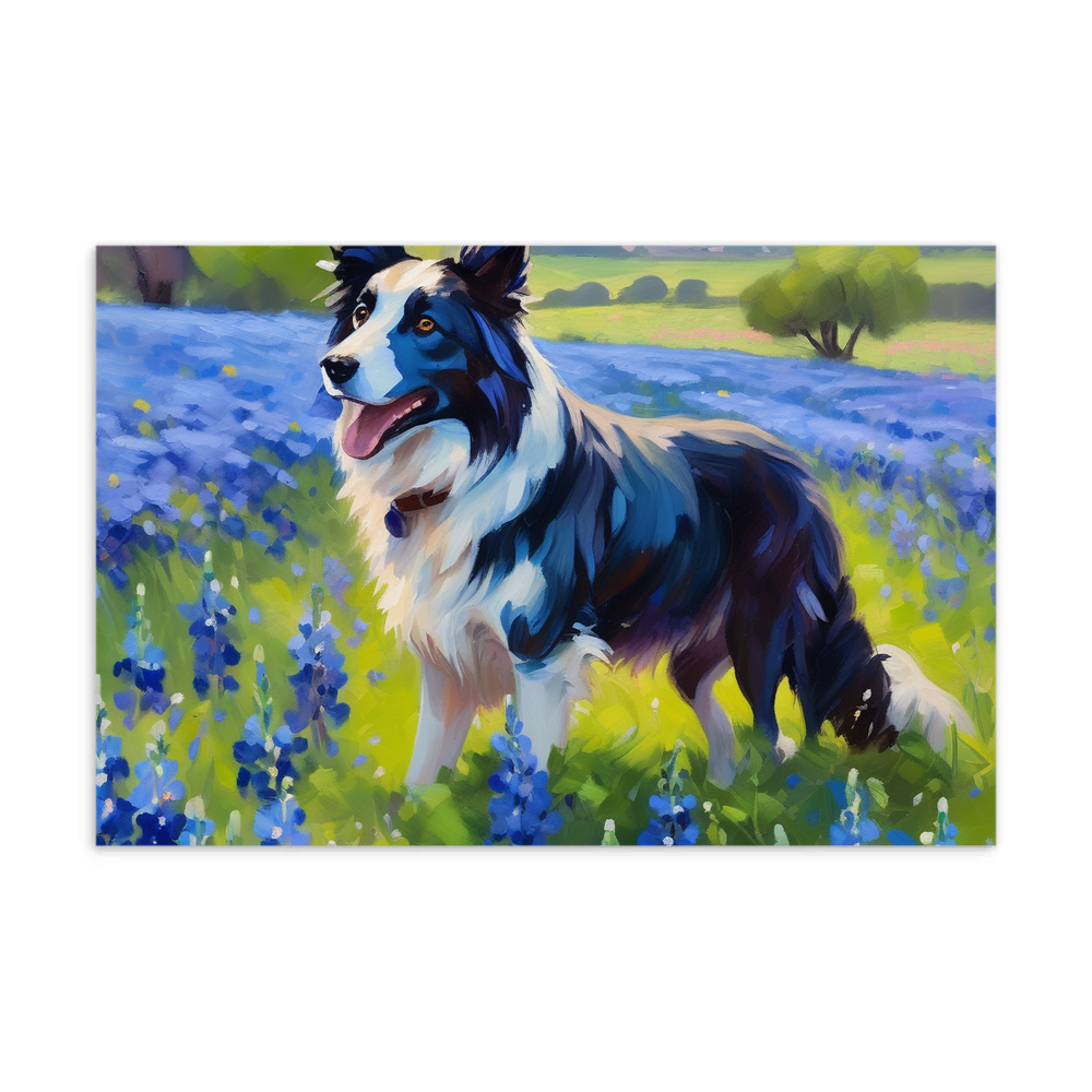 PugMug Custom Border Collie Postcard