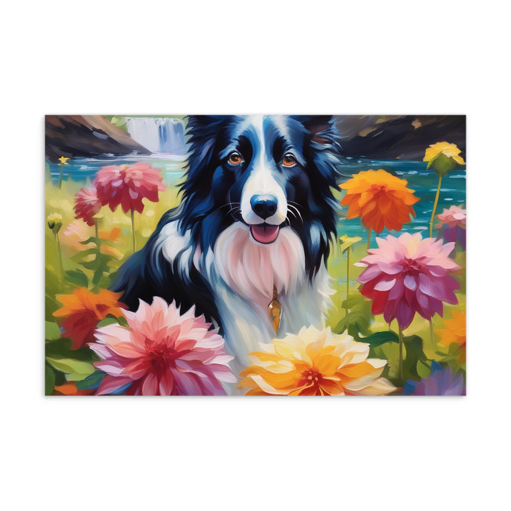 PugMug Custom Border Collie Postcard