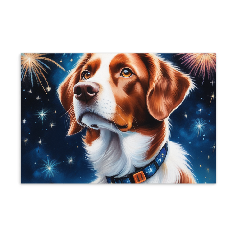 PugMug Custom Brittany Dog Postcard