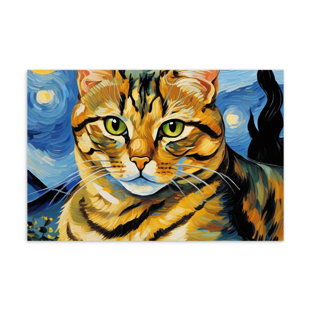PugMug Custom Tabby Exotic Cat Postcard
