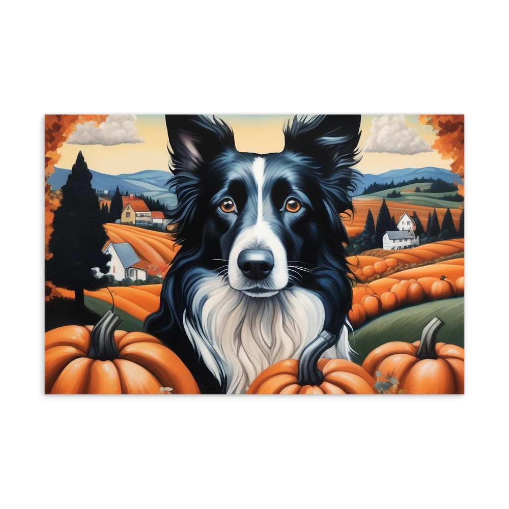 PugMug Custom Border Collie Postcard