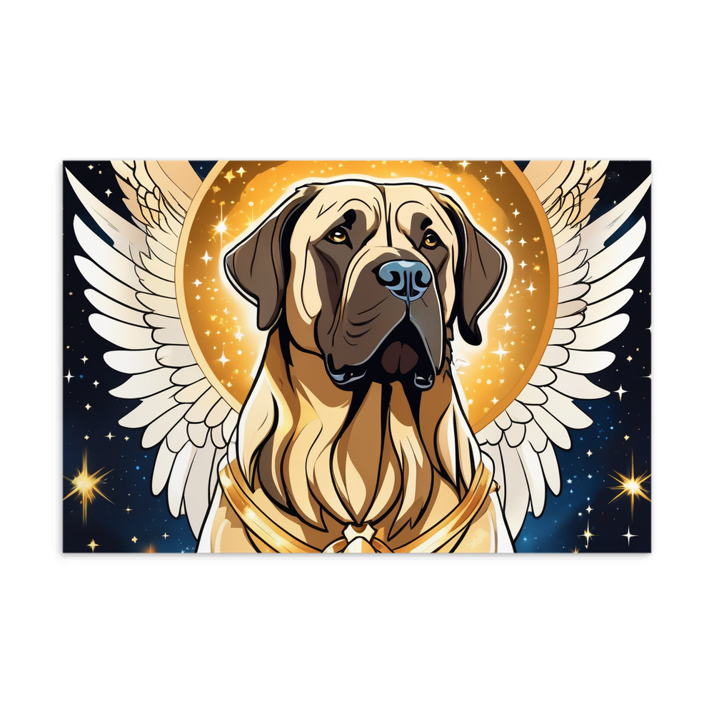 PugMug Custom Mastiff Postcard