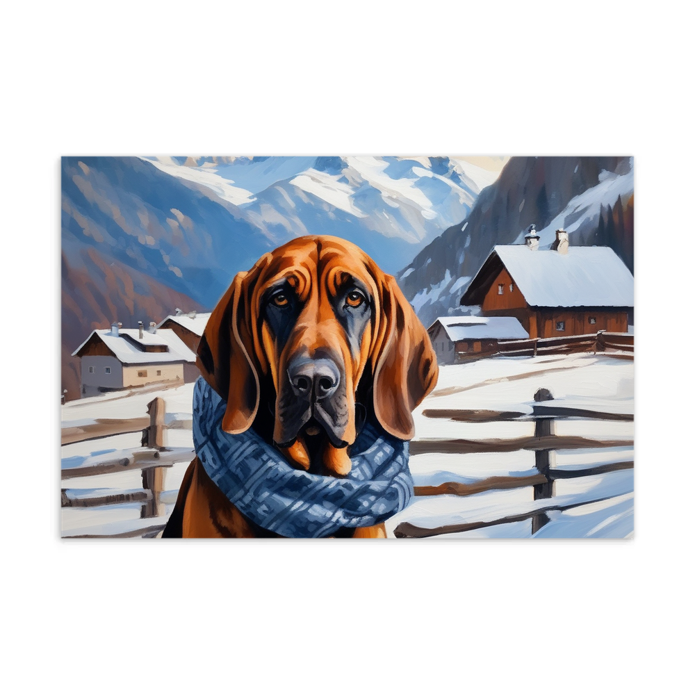 PugMug Custom Bloodhound Postcard