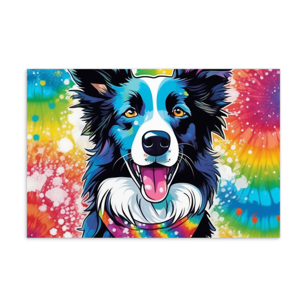 PugMug Custom Border Collie Postcard