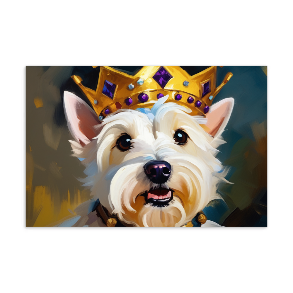 PugMug Custom West Highland White Terrier Postcard