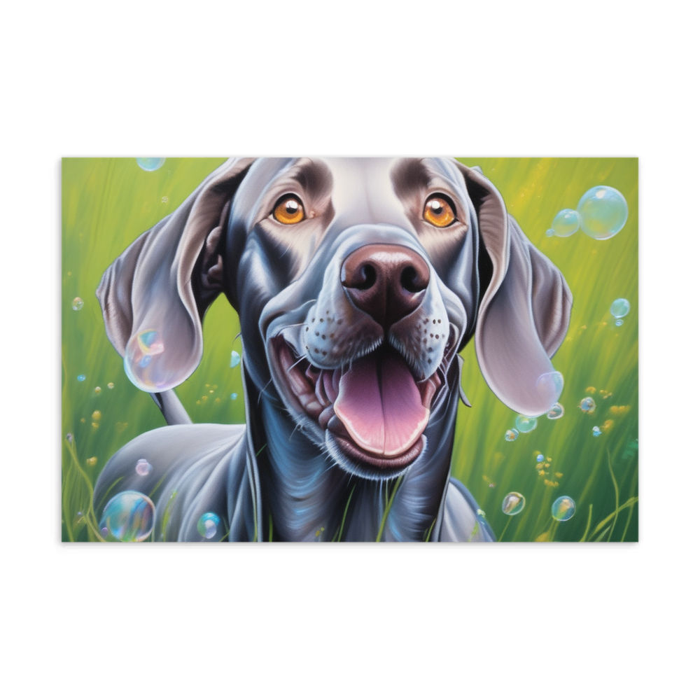 PugMug Custom Weimaraner Postcard