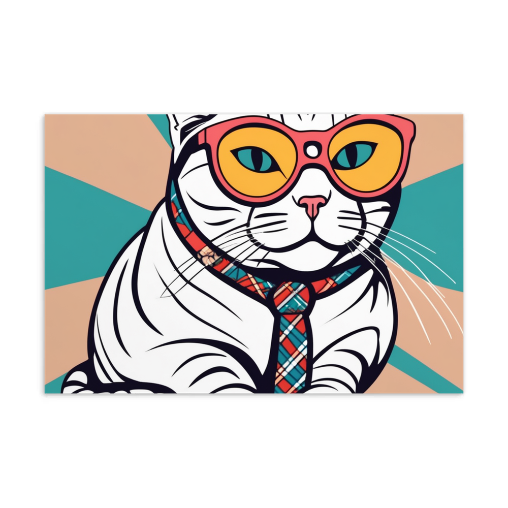 PugMug Custom Tabby Scottish Fold Cat Postcard