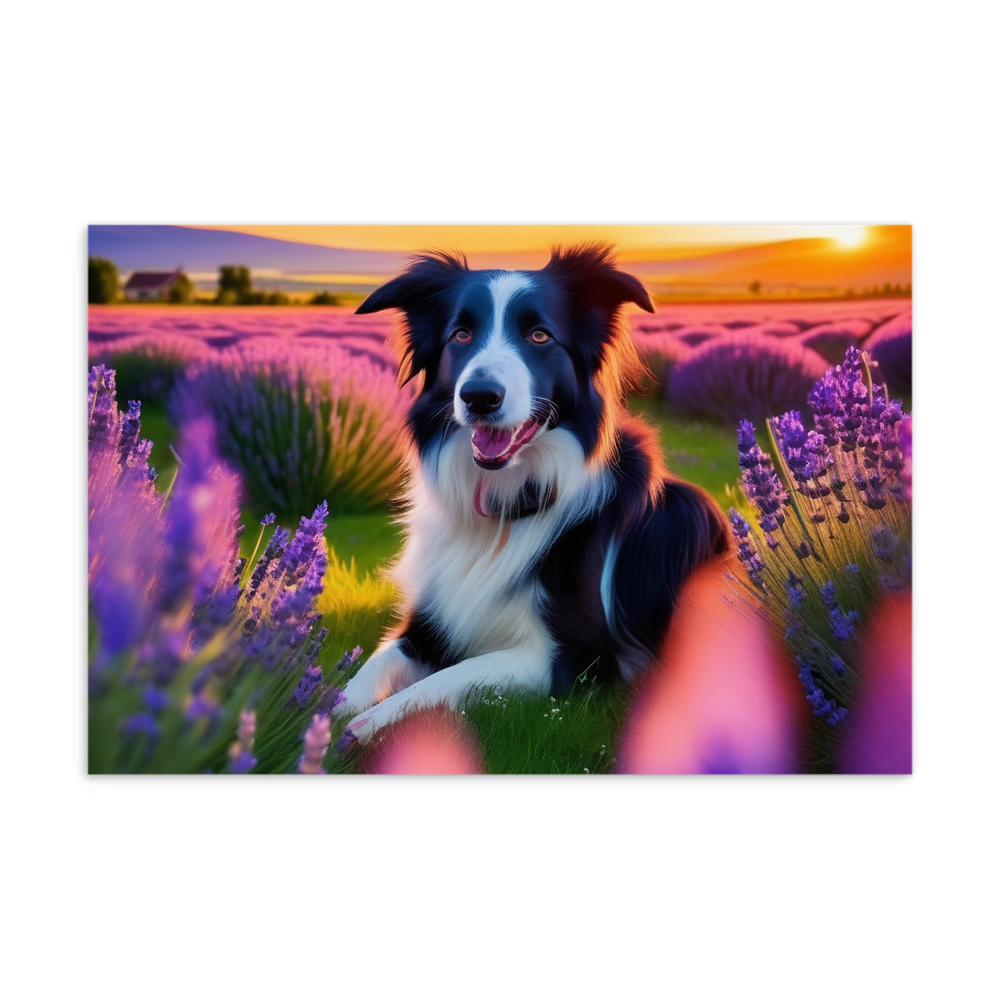 PugMug Custom Border Collie Postcard