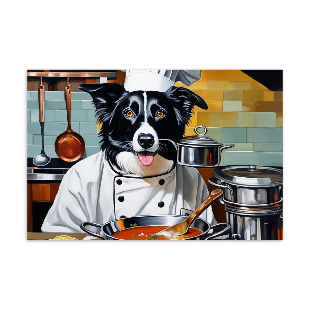 PugMug Custom Border Collie Postcard