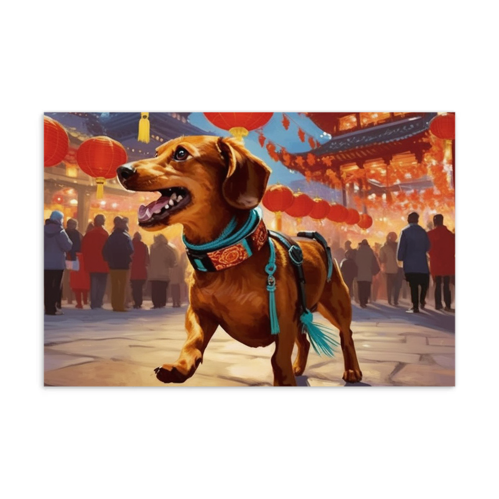 PugMug Custom Rex Postcard