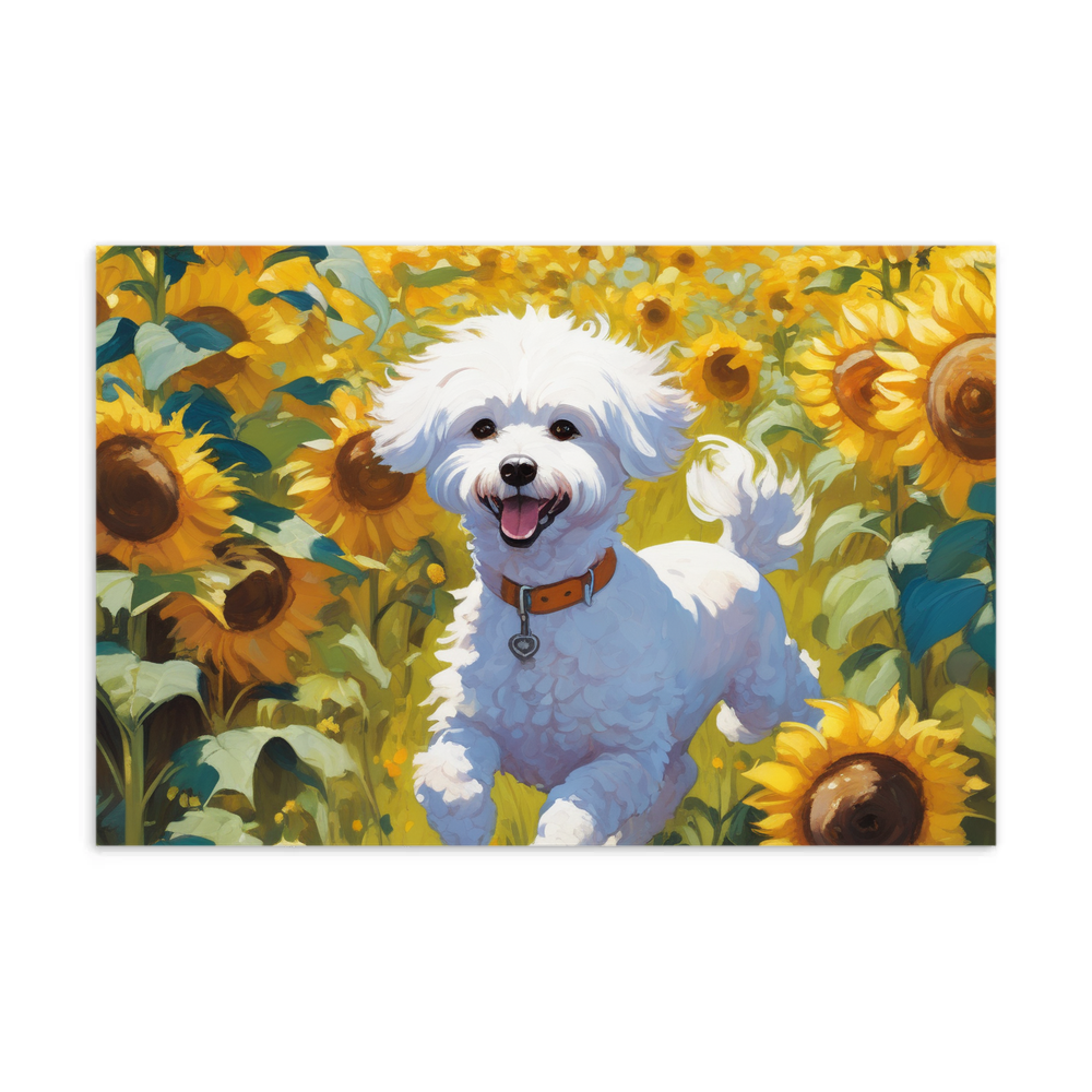 PugMug Custom Bichons Frise Postcard
