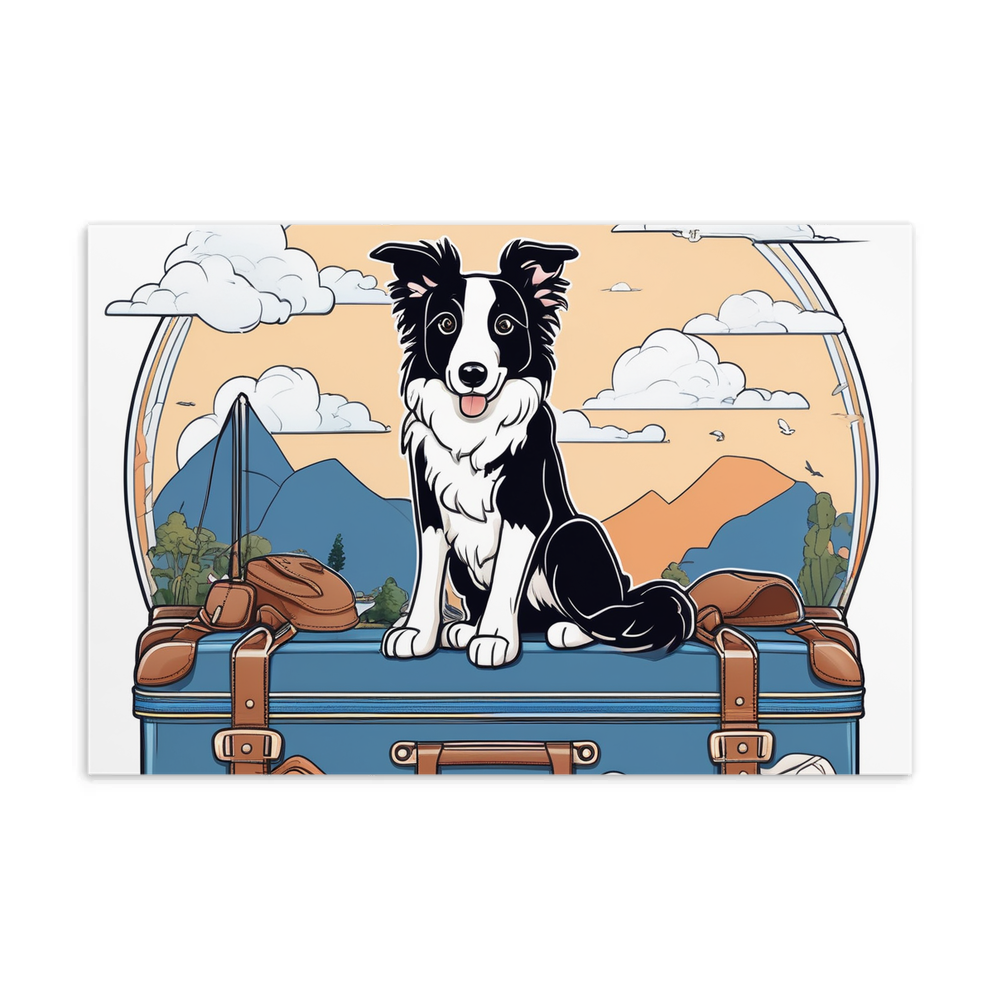 PugMug Custom Border Collie Postcard