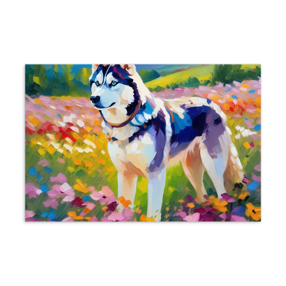 PugMug Custom Siberian Husky Postcard