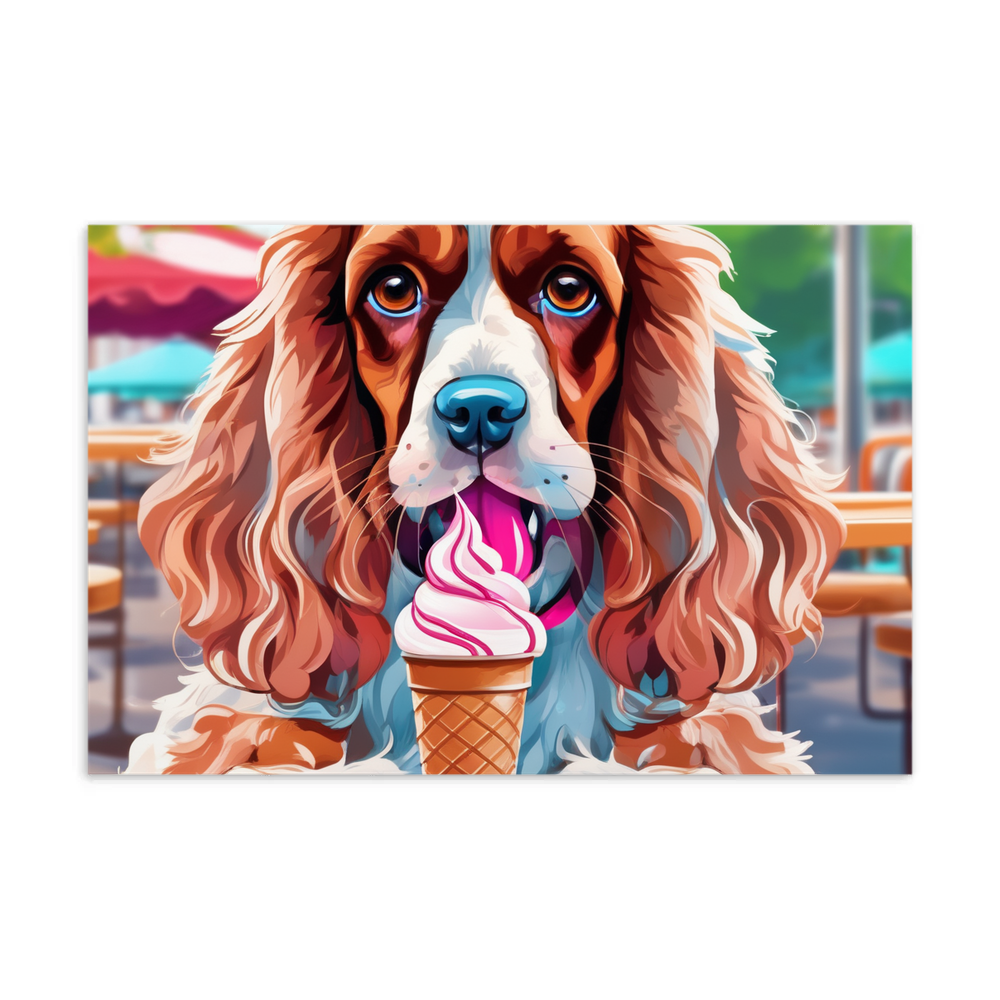 PugMug Custom English Cocker Spaniel Postcard