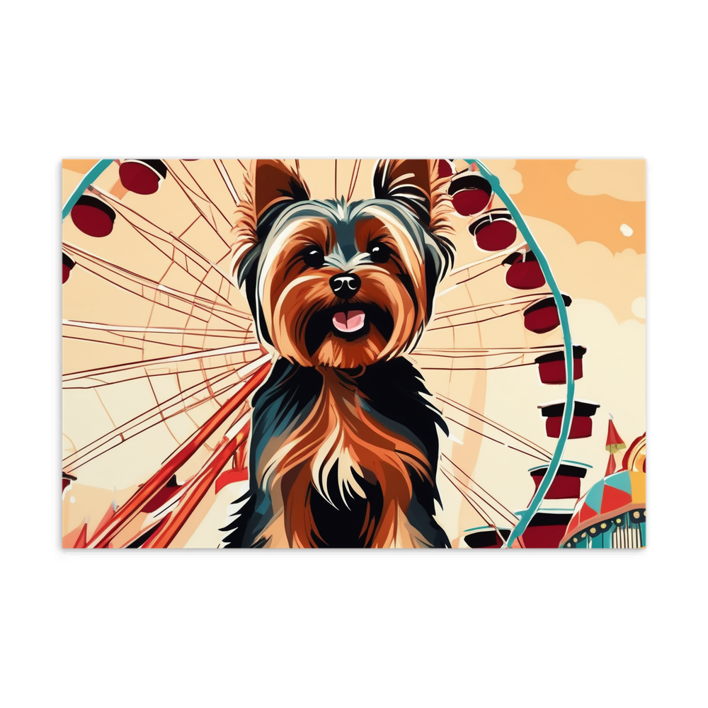 PugMug Custom Yorkshire Terrier Postcard