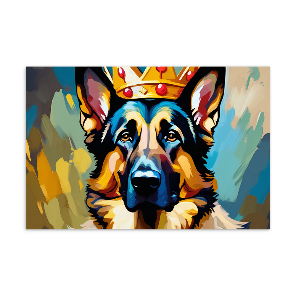 PugMug Custom German Shepherd Dog Postcard