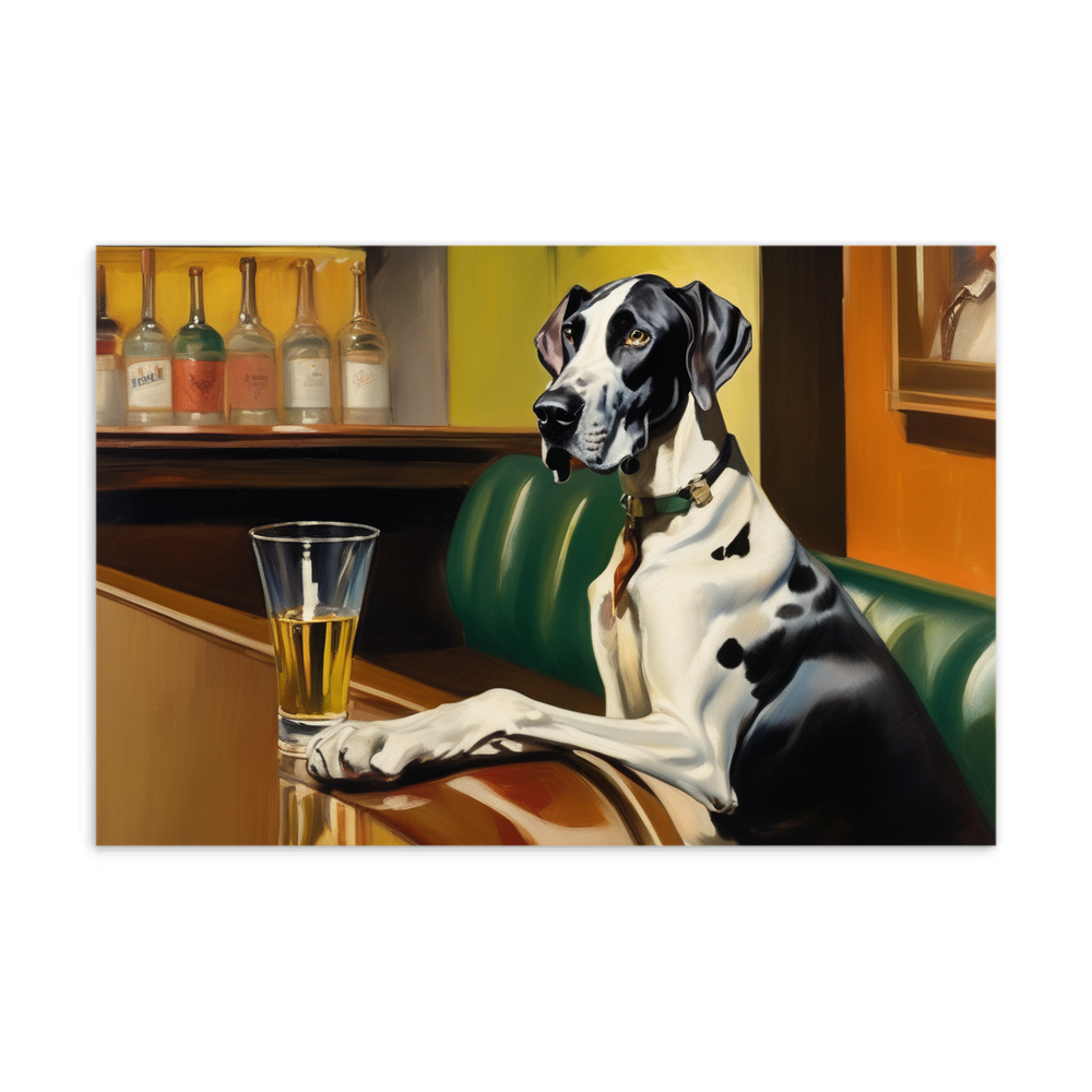 PugMug Custom Great Dane Postcard