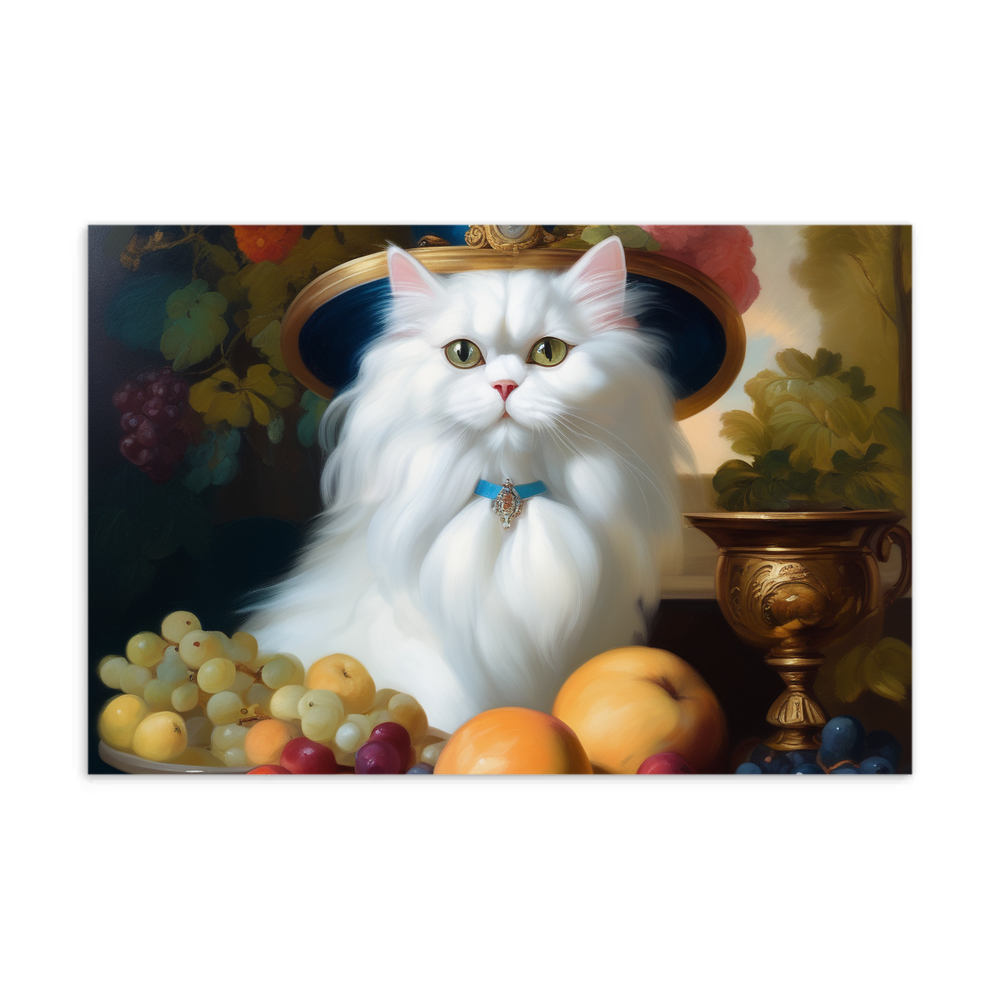 PugMug Custom White Persian Cat Postcard