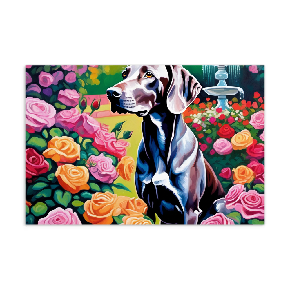 PugMug Custom Weimaraner Postcard