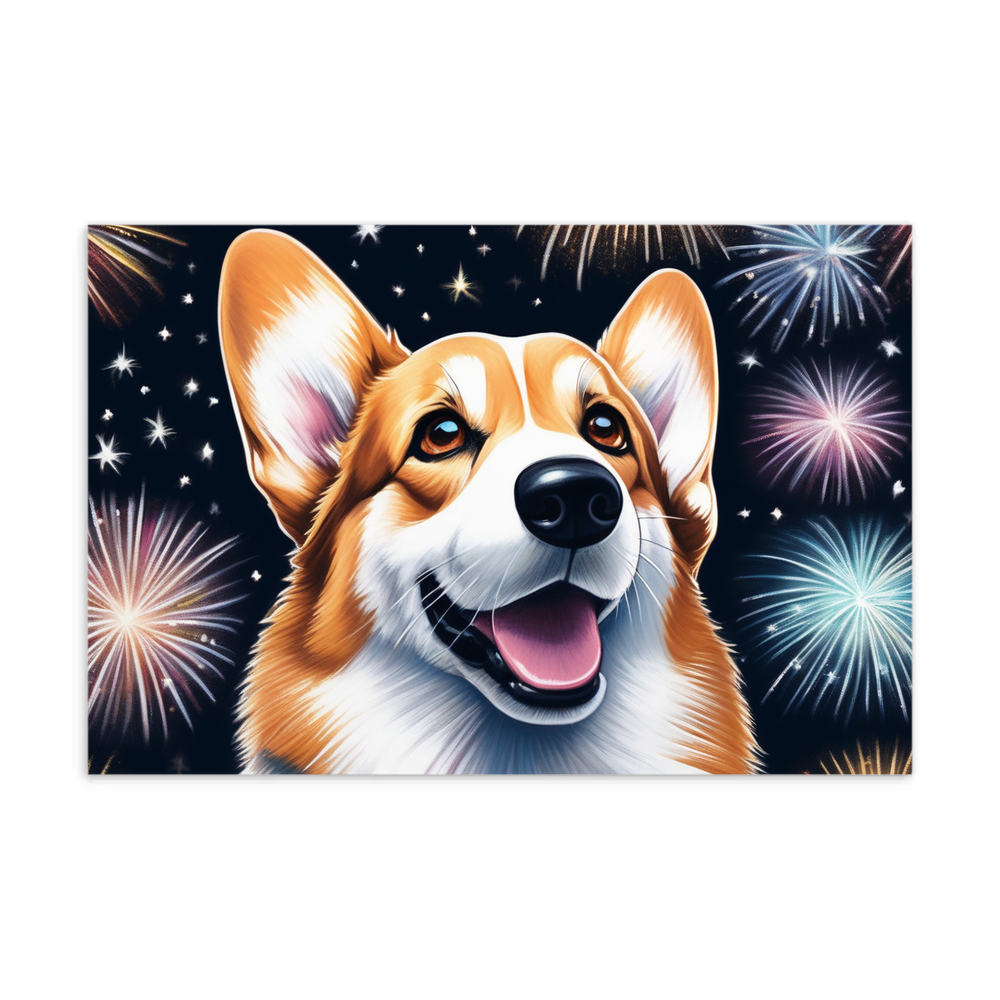 PugMug Custom Pembroke Welsh Corgi Postcard