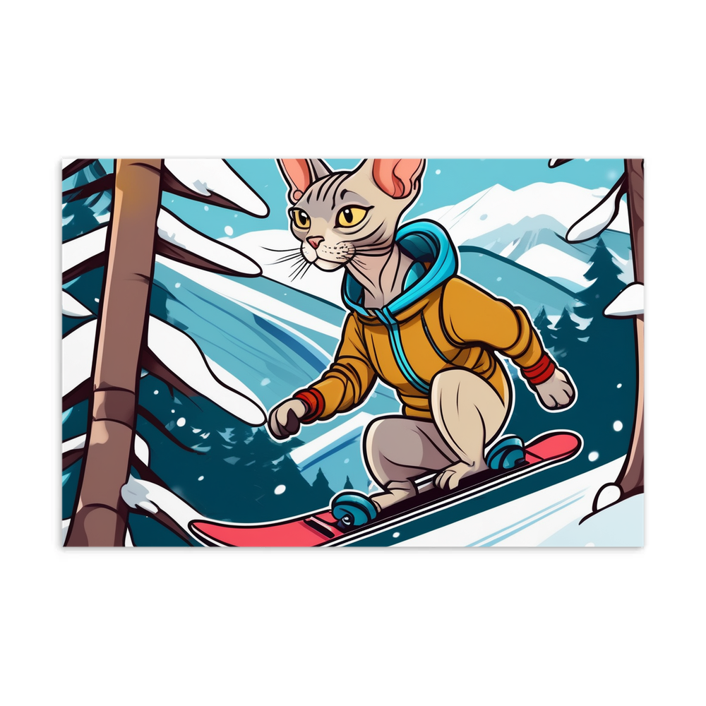 PugMug Custom Tabby Sphynx Cat Postcard