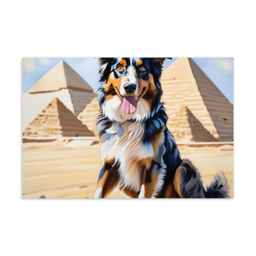 PugMug Custom Australian Shepherd Dog Postcard