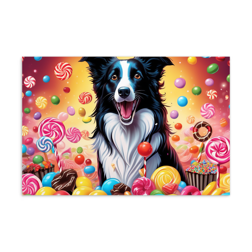 PugMug Custom Border Collie Postcard