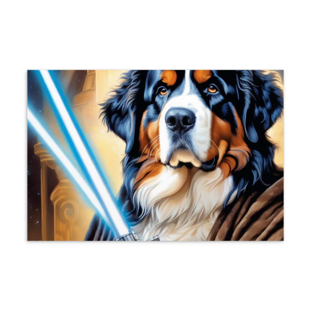 PugMug Custom Bernese Mountain Dog Postcard