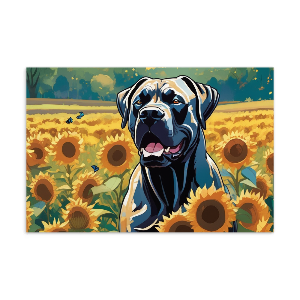 PugMug Custom Cane Corso Postcard