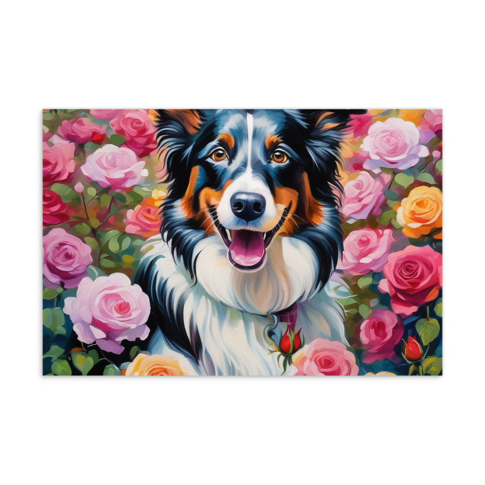 PugMug Custom Border Collie Postcard