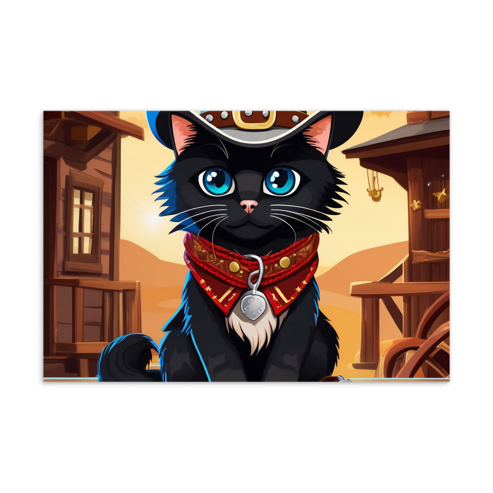 PugMug Custom Black Ragdoll Cat Postcard