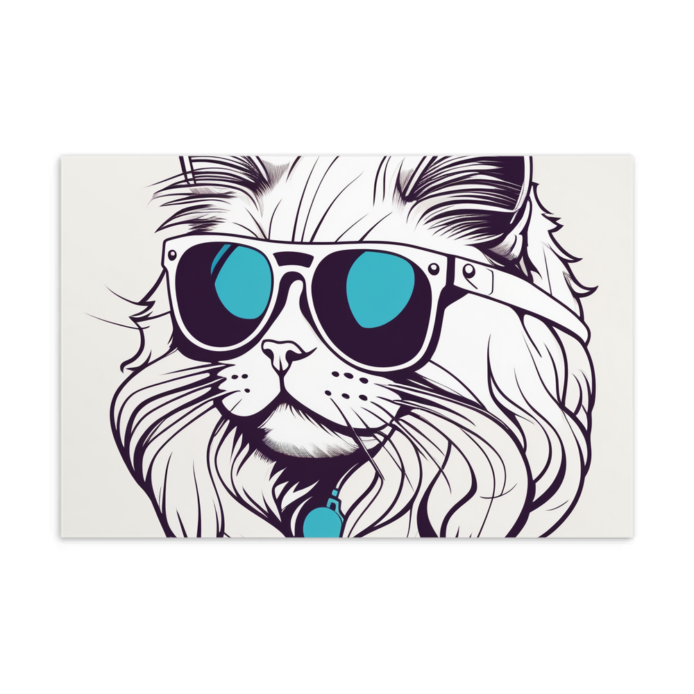 PugMug Custom White Persian Cat Postcard