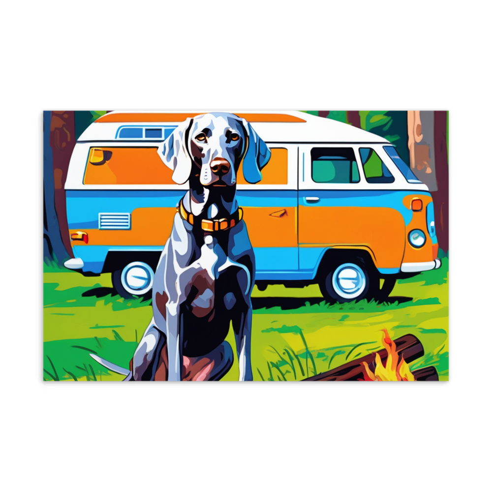 PugMug Custom Weimaraner Postcard