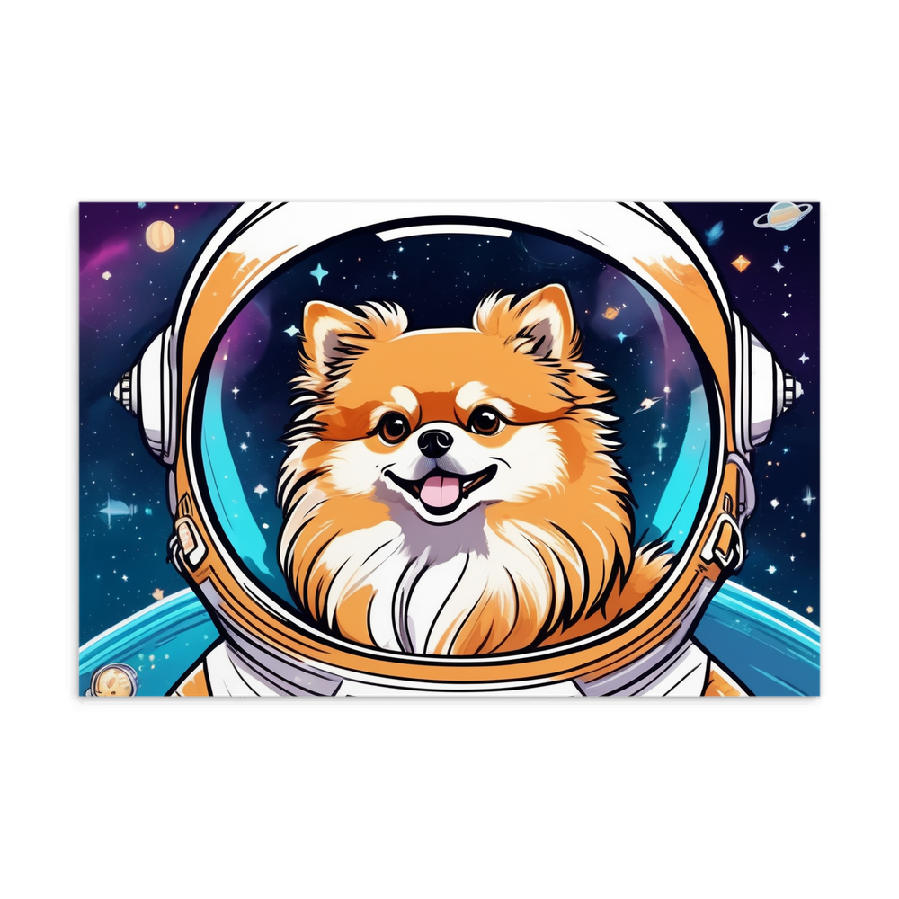 PugMug Custom Tan Pomeranian Postcard