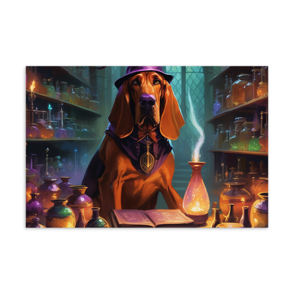 PugMug Custom Bloodhound Postcard