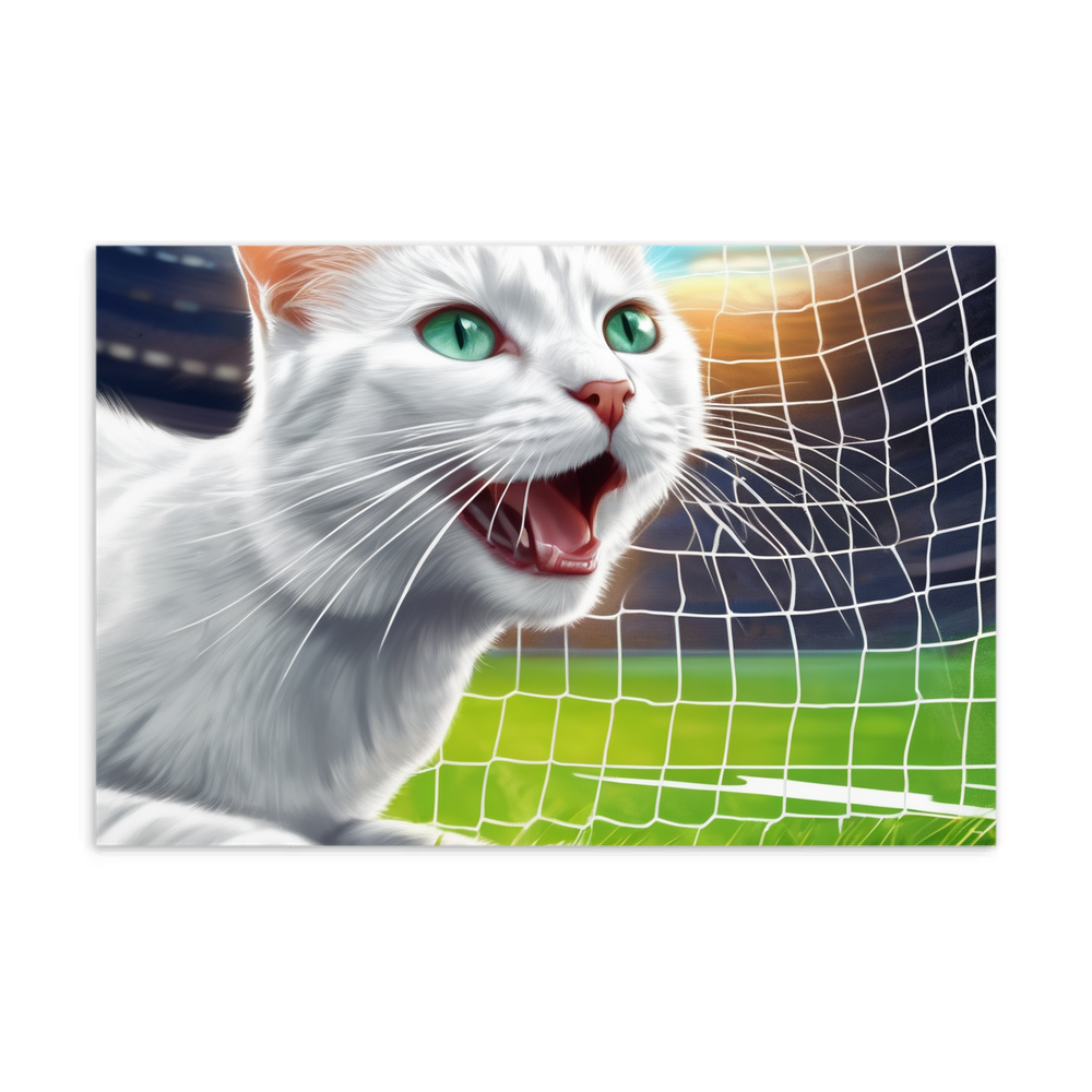 PugMug Custom White Companion Cat Postcard