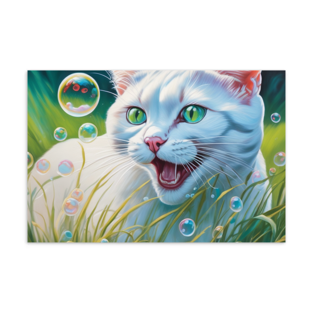 PugMug Custom White Exotic Cat Postcard