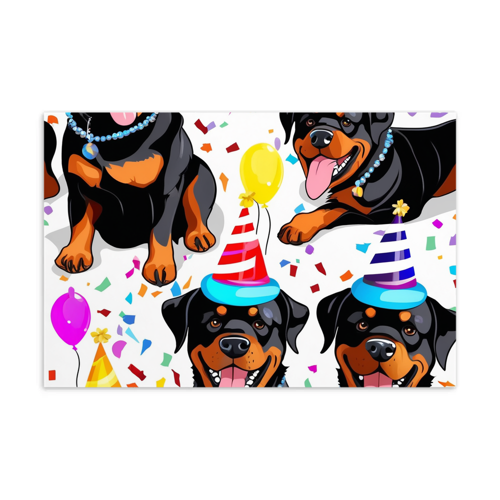 PugMug Custom Rottweiler Postcard