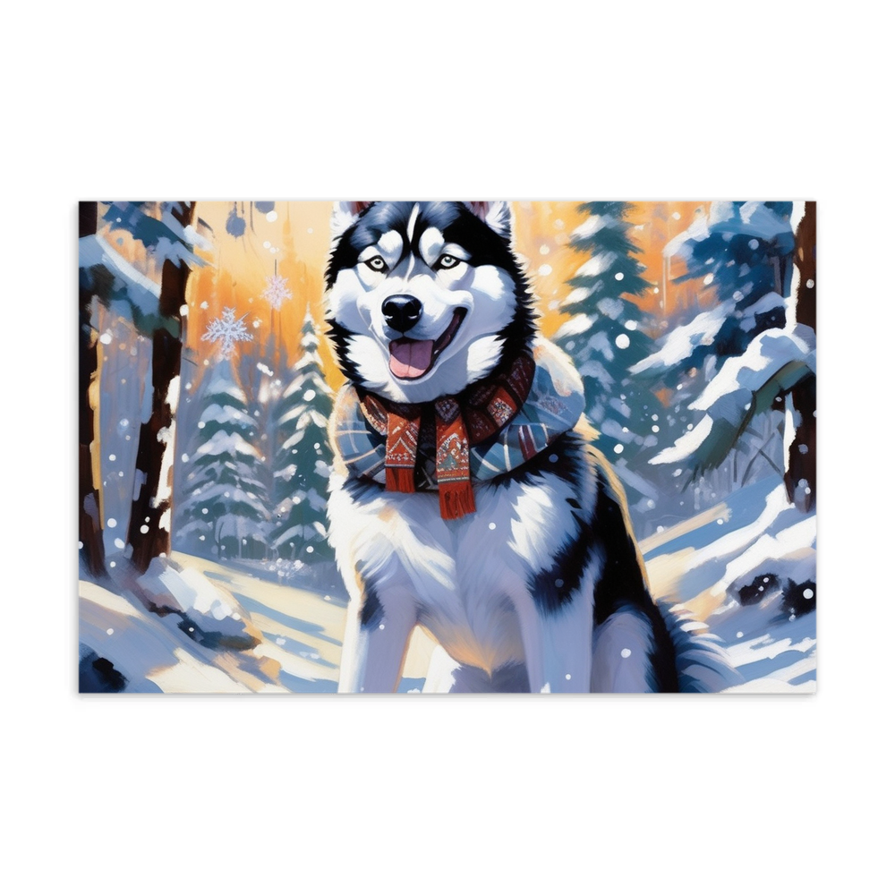 PugMug Custom Siberian Husky Postcard