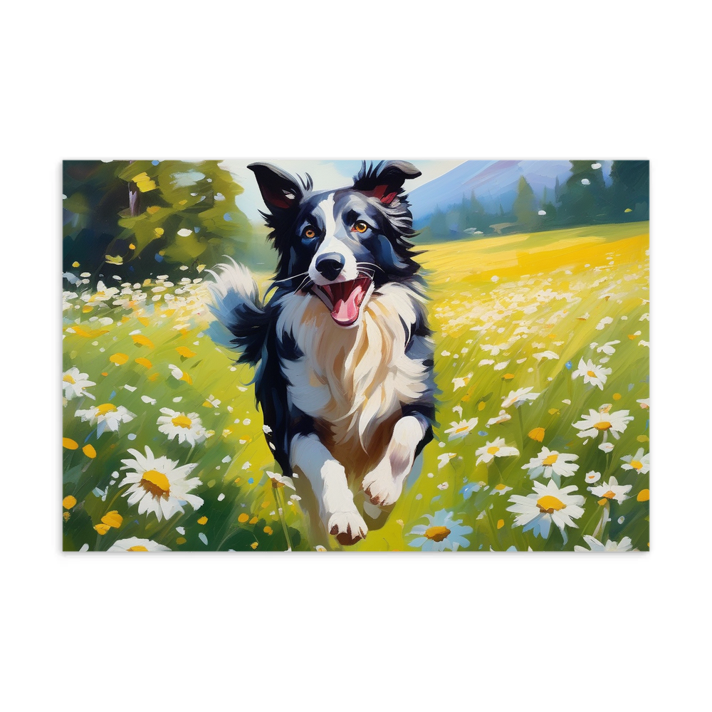PugMug Custom Border Collie Postcard