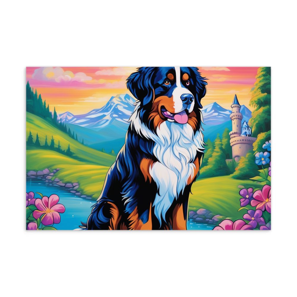 PugMug Custom Bernese Mountain Dog Postcard